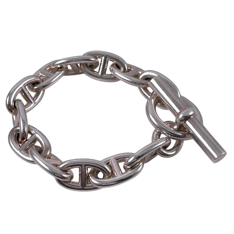 HERMES】エルメス シェーヌダンクルTGM ブレスレット シルバー925
