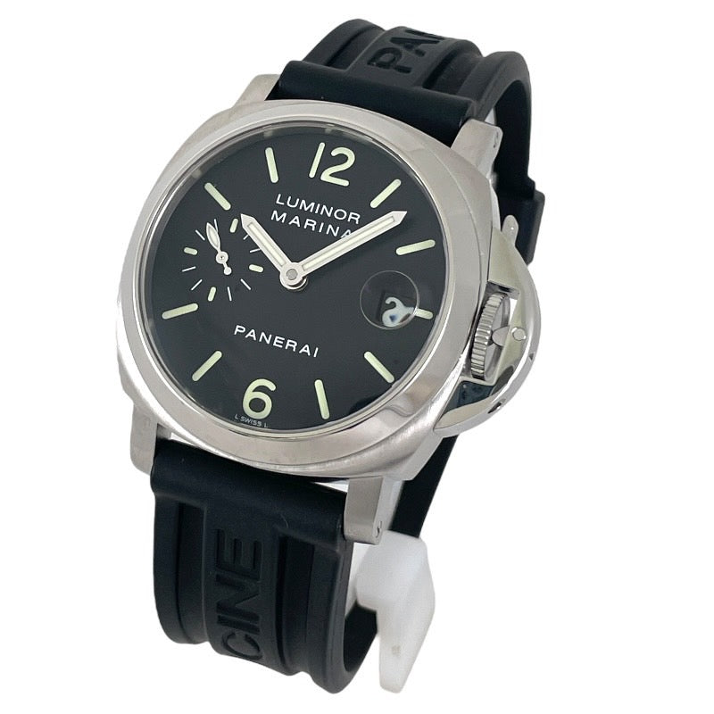 PANERAI】パネライ ルミノールマリーナ 40mm PAM00048 腕時計 SS