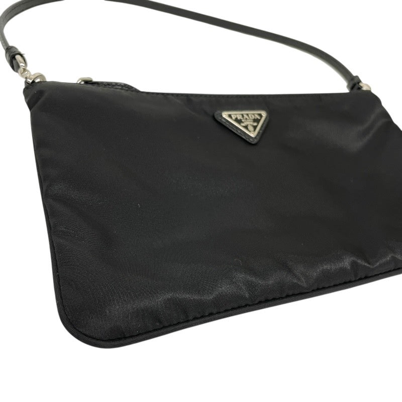 PRADA】プラダ ミニバッグ 1NI545 ポーチ レディース ナイロン 黒