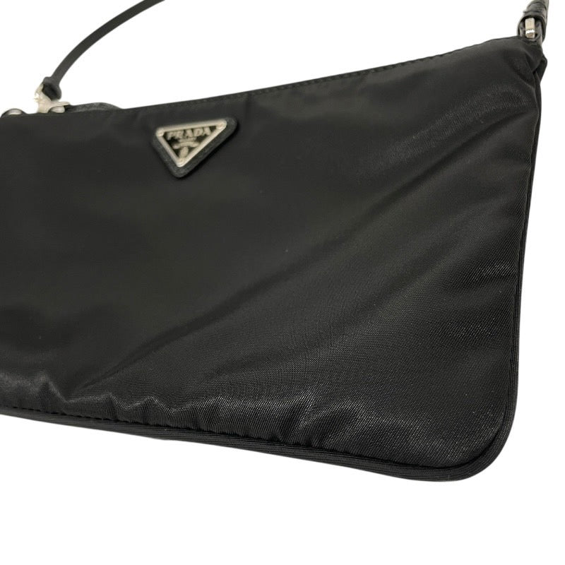PRADA】プラダ ミニバッグ 1NI545 ポーチ レディース ナイロン 黒