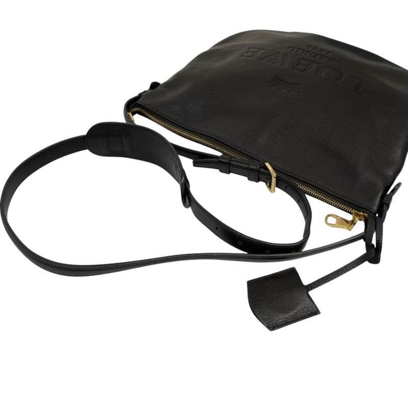 LOEWE】ロエベ ヘリテージ ショルダーバッグ レザー レディース ダーク