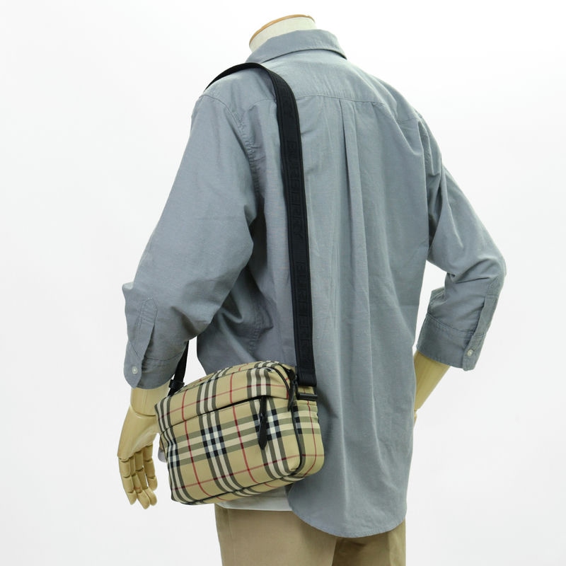 Brandol / BURBERRY バーバリー ショルダーバッグ チェック柄 ベージュ