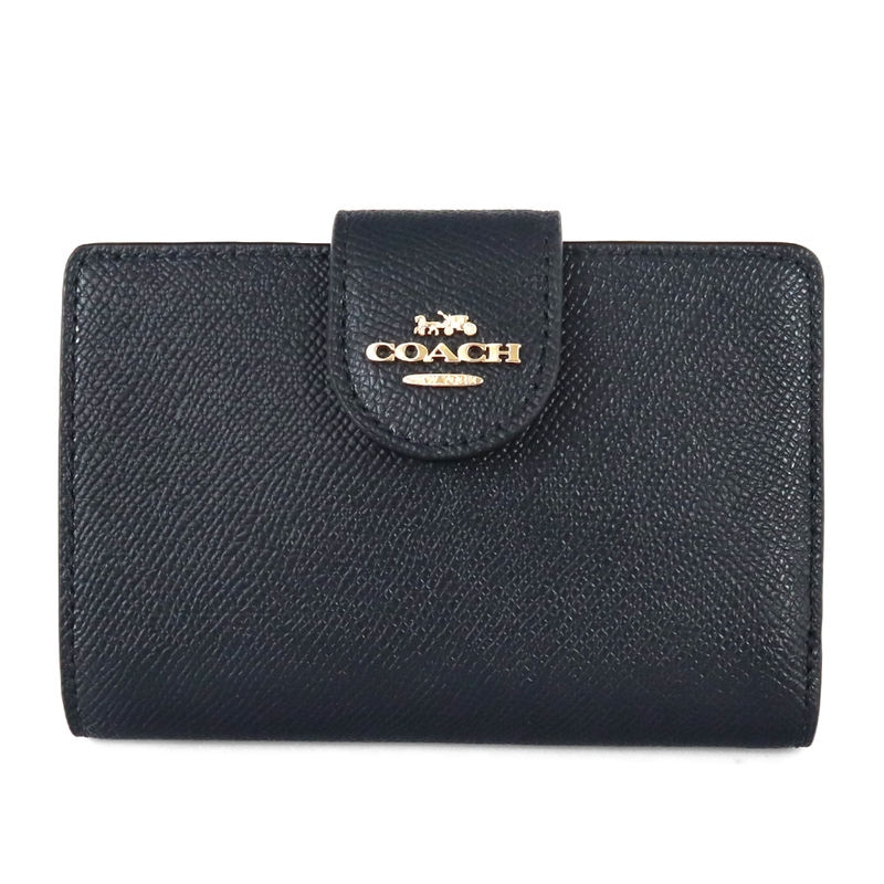 Brandol / COACH コーチ 二つ折り財布 レザー ミディアム ウォレット