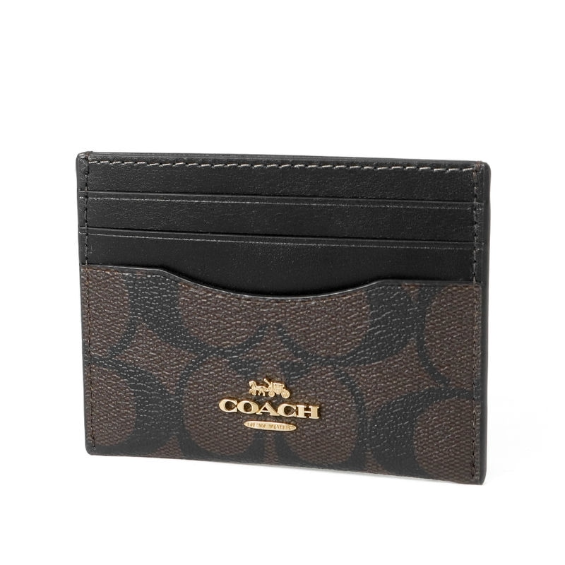 Brandol / COACH コーチ カードケース レザー ブラック CM436 B4/BK