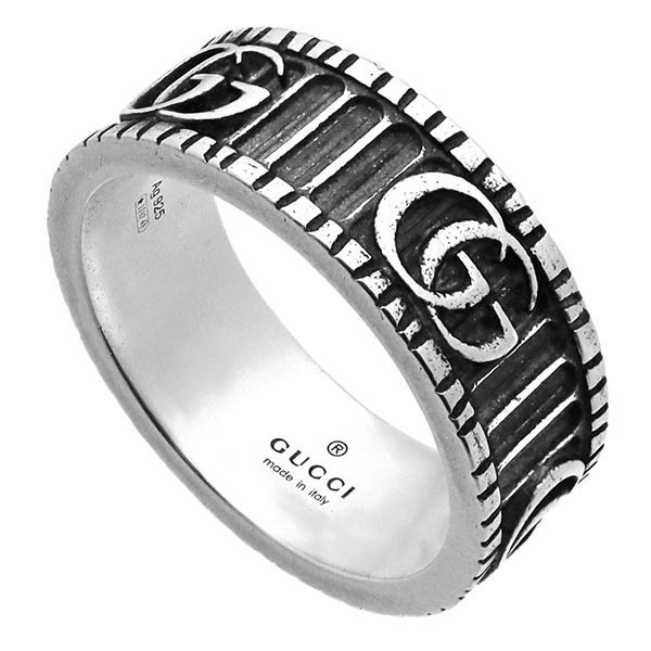Brandol / GUCCI グッチ リング ダブルG シルバーリング 21号 551899