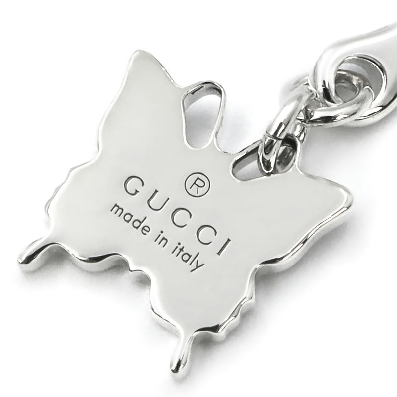 Brandol / GUCCI グッチ ピアス バタフライモチーフ ドロップタイプ
