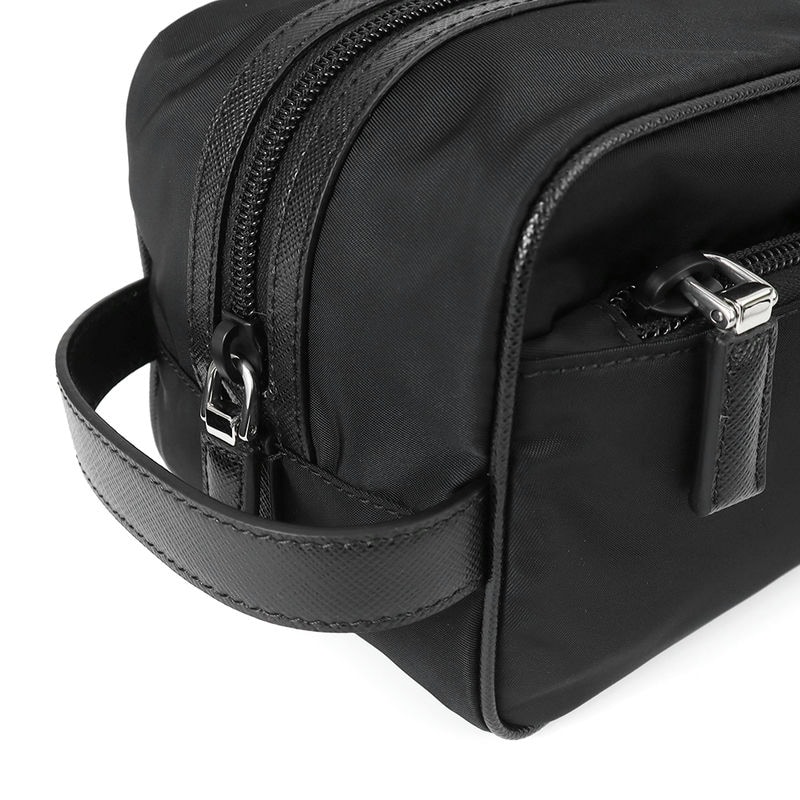 Brandol / PRADA プラダ クラッチバッグ 三角ロゴ 箱型 セカンドバッグ