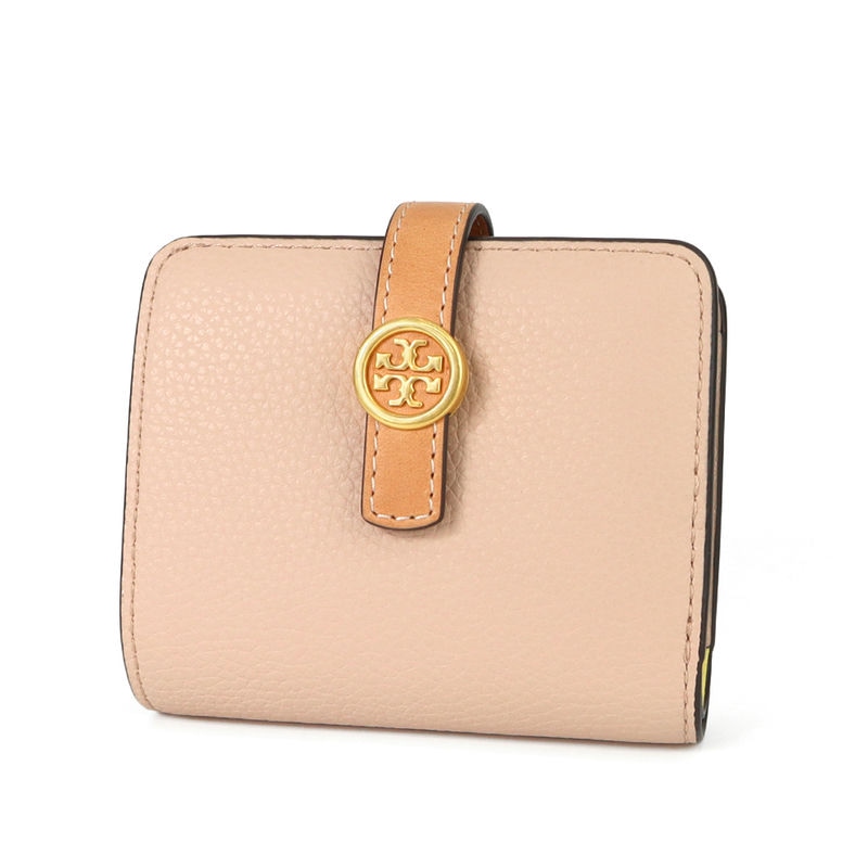 Brandol / TORY BURCH トリーバーチ 二つ折り財布 マルチカラー ピンク
