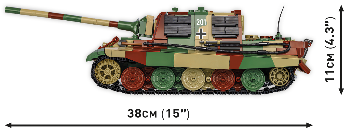 Sd.Kfz. 186 - Jagdtiger 1:28 #2580 – Brick Army Canada