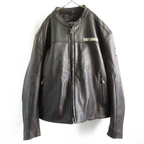 USA製 ハーレーダビッドソン シングル ライダース 肉厚 レザー