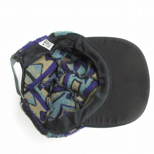 USA製 BULA 総柄フリース キャップ ストラップバック アメリカ製