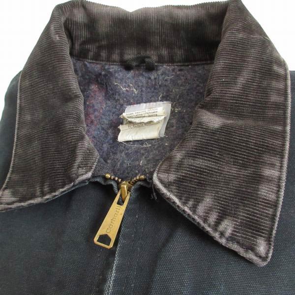 USA製 carhartt デトロイト ジャケット J01 黒 フェード ブラック XL