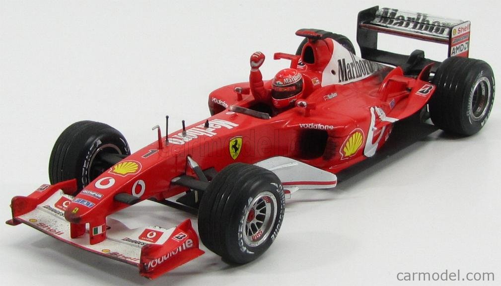 希少】Hot Wheels 1/18 Mシューマッハ F1フェラーリ 希少】Hot Wheels