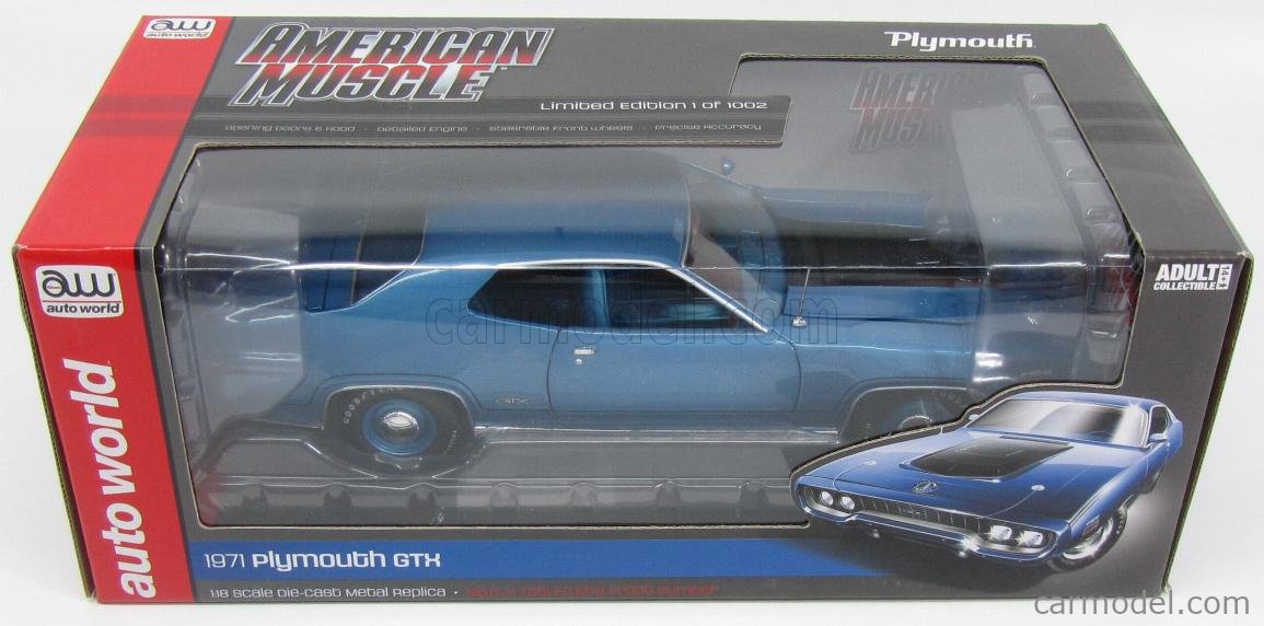 1971 プリムス GTX440 1/18 Plymouth GTX 1971 440+6 Hardtop 30º