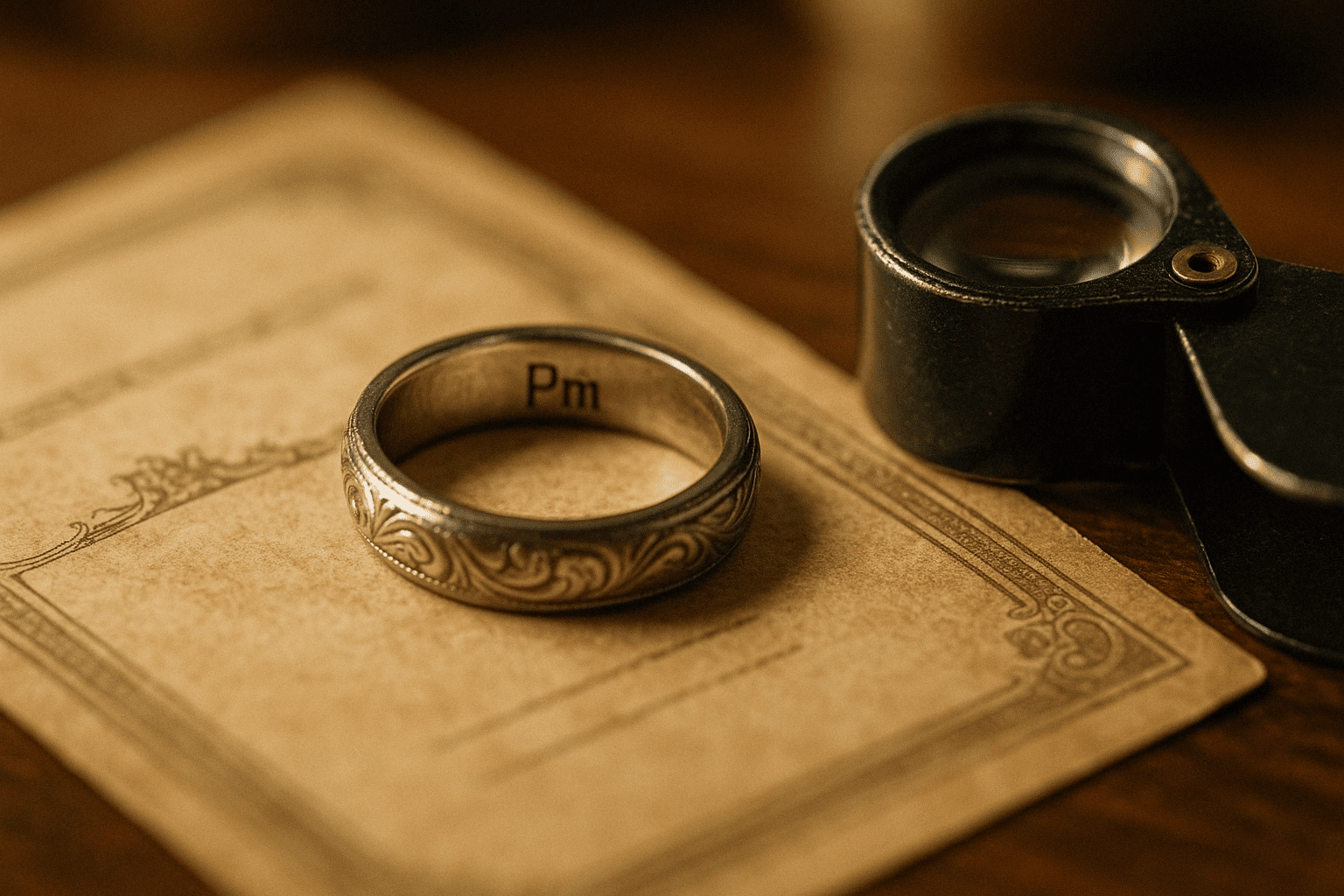 ▽ ` )ノpm(プラチナ)刻印なんだけど… たぶんプラチナ張のタイピン