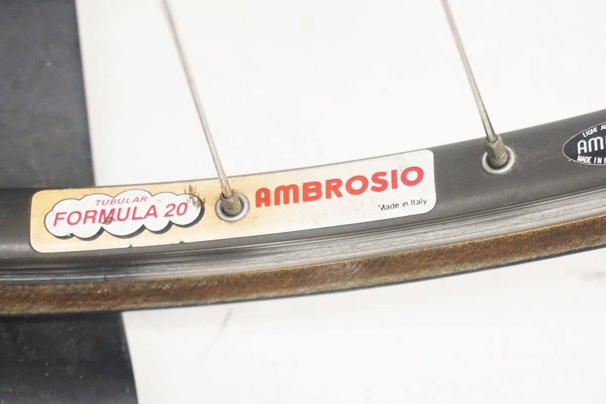 AMBROSIO 「アンブロッシオ」 FORMULA20 リム SHIMANO ハブ シマノ8-9s