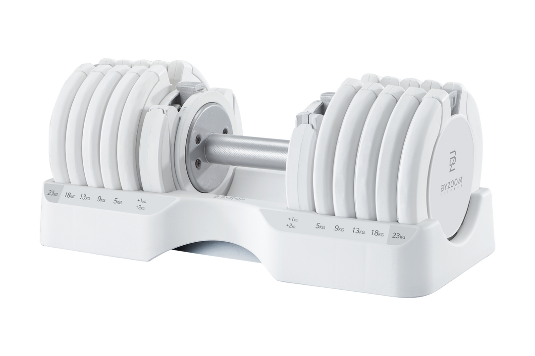 Pure Series 可変式ダンベル 25kgホワイト – Byzoom Fitness JAPAN