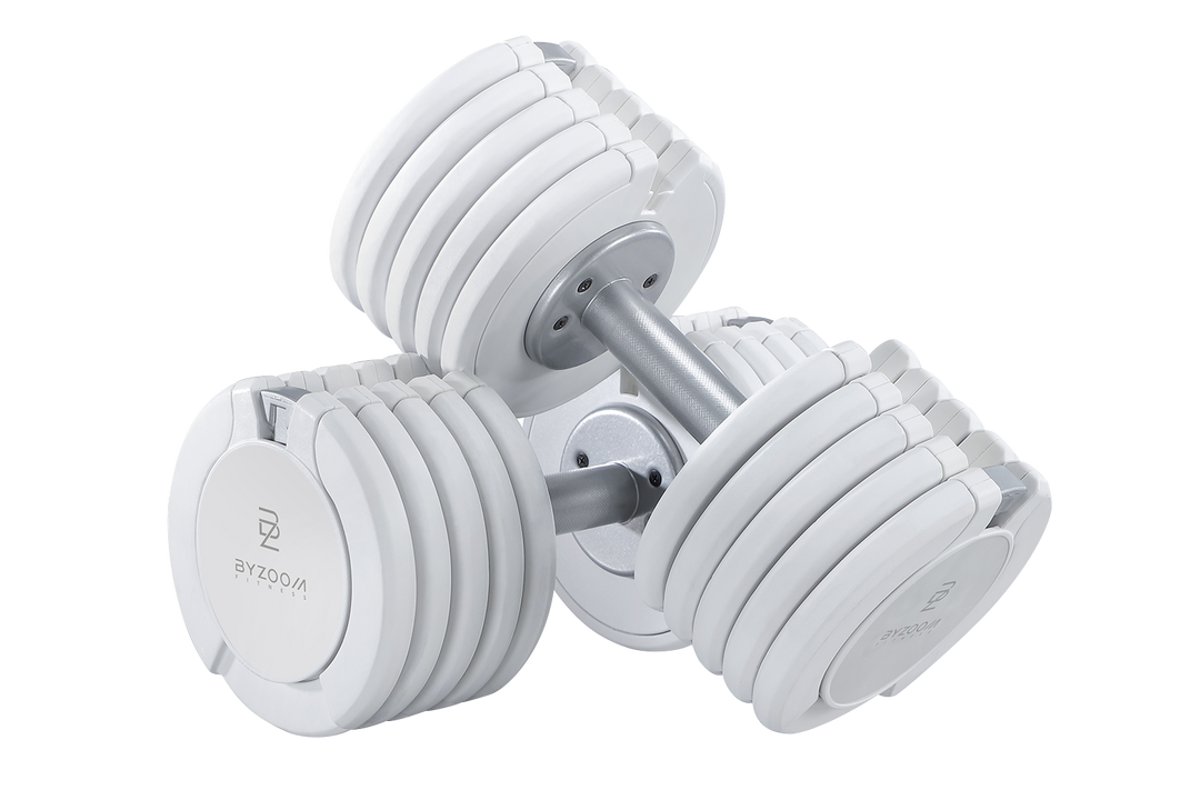 Pure Series 可変式ダンベル 20kgホワイト – Byzoom Fitness JAPAN