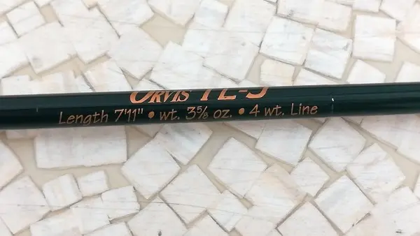 Orvis オービス TL-J Length 7'11' wt.3 5/8 oz. 4 wt. Line MID FLEX