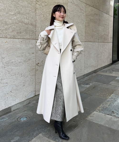 ウールトレンチコート（トレンチコート）｜anuans（アニュアンス）の