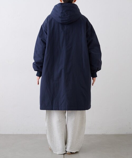 セール】【willow】中綿ダッフルロングコート（ダッフルコート