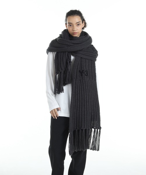 セール】Y-3 CHUNKY KNIT SCARF（マフラー）｜Y-3（ワイスリー）の