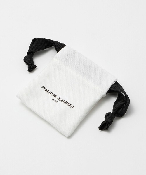 PHILIPPE AUDIBERT＞OVAL コンビカラー ピアス（ピアス（両耳用