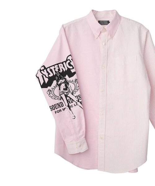 BAD ASS WHISKY ボタンダウンシャツ（シャツ/ブラウス）｜HYSTERIC