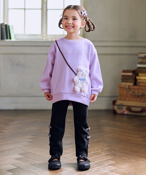 セール】アニマルポシェット 裏シャギー トレーナー（スウェット