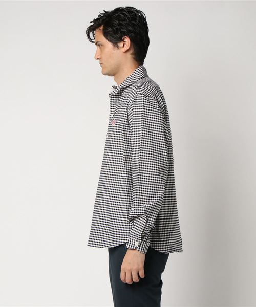 DANTON（ダントン）の「【DANTON/ダントン】丸衿ギンガムシャツ #JD