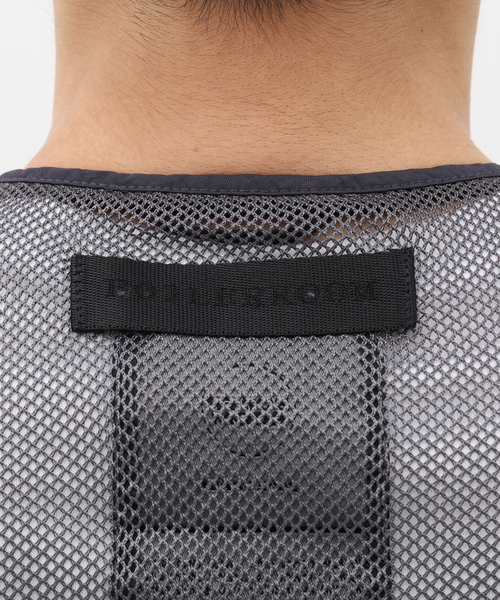 セール】BOILER ROOM / ボイラールーム MESH CARGO VEST SS24JK04BLK
