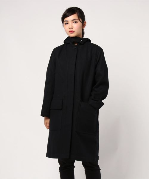 MHL.（エムエイチエル）の「LIGHT WOOL MELTON（ステンカラーコート