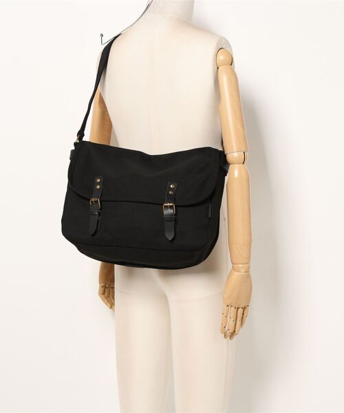 キャンバスポストマンショルダーバッグ ニュースペーパーバッグ ユニ