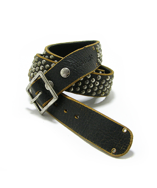 HYSTERIC GLAMOUR レザースタッズベルト 値下げ】HYSTERIC GLAMOUR×OLD