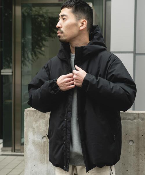 セール】ウールブレンドラミネートダウンパーカー（ダウンジャケット