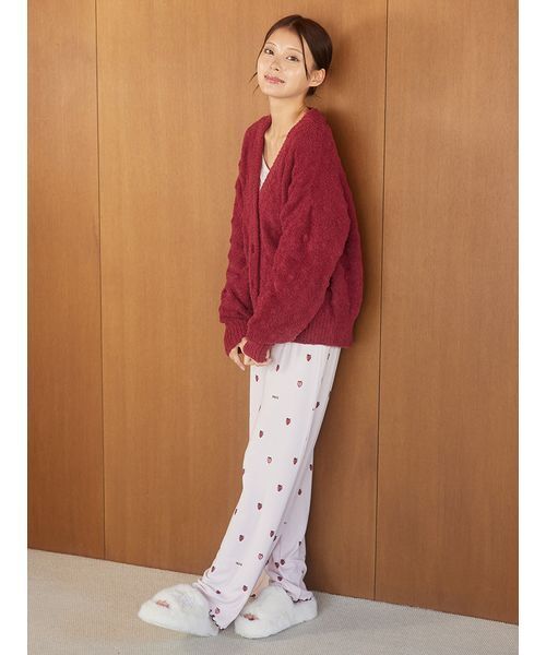 セール】ストロベリー柄ロングパンツ（ルームウェア/パジャマ