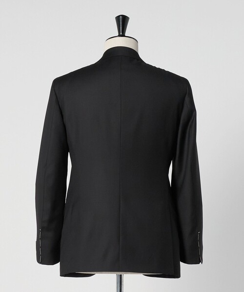 SOVEREIGN＞ブラック サージ シングル3ボタン スーツ REGULAR MODEL