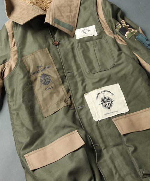 And A（アンドエー）の「ネオパッチグラフモッズコート（And A × DO-LE