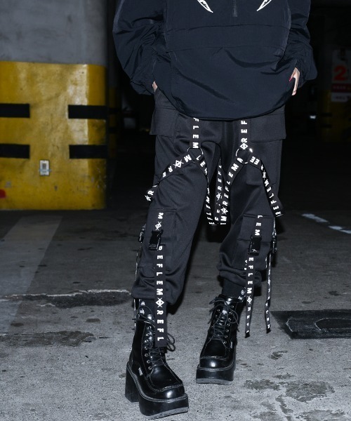 REFLEM/レフレム』ハーネスロゴベルトカーゴパンツ（カーゴパンツ