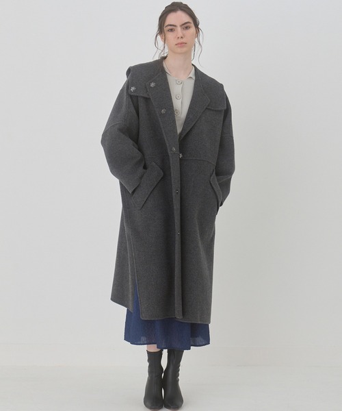 LE CIEL BLEU（ルシェルブルー）の「フードオーバーコート / Hooded