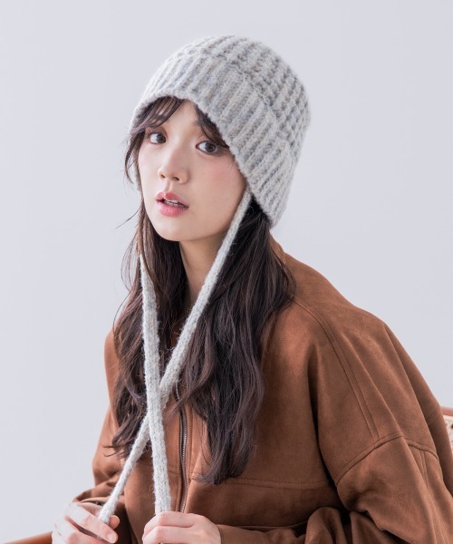 セール】STRAP KNIT HAT/ストラップニットハット（ニットキャップ