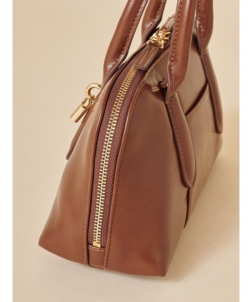 SNIDEL（スナイデル）の「ラウンドミニボストン（ボストンバッグ