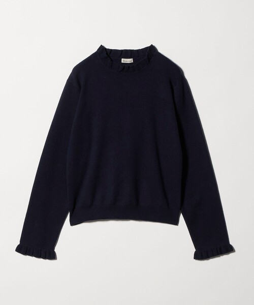 Steven Alan＞コットン カシミヤ フリル ニット（ニット/セーター