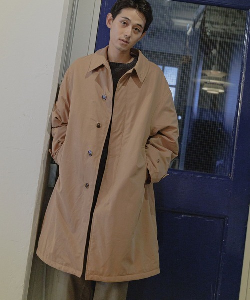 niko and（ニコアンド）の「NCビックステンカラーコート（ステン