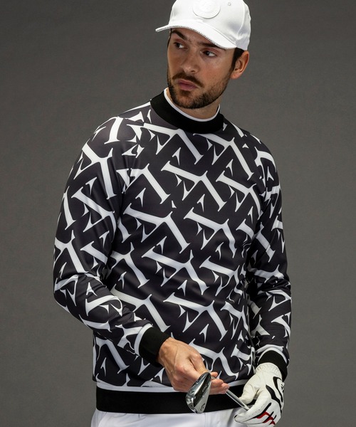 セール】LUXEAKMPLUS(リュクスエイケイエムプラス)ゴルフ 総柄