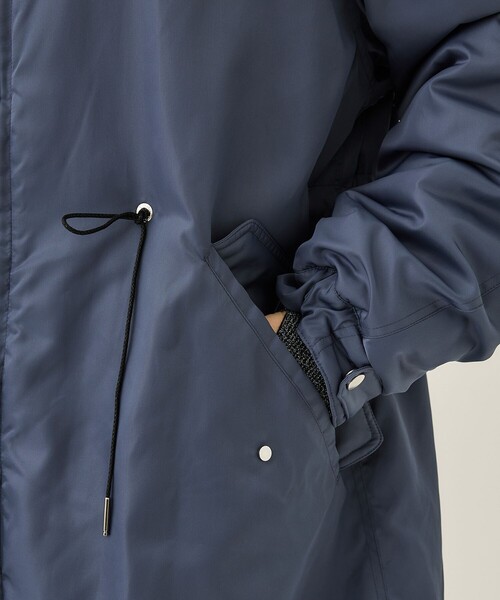 セール】【CINOH/チノ】《STUDIOUS別注》ナイロンロングコート（ダウン