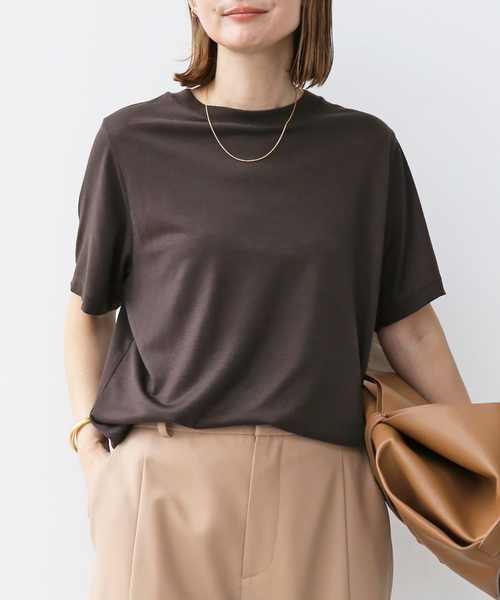 Prime wool jersey Tシャツ（Tシャツ/カットソー）｜Deuxieme Classe