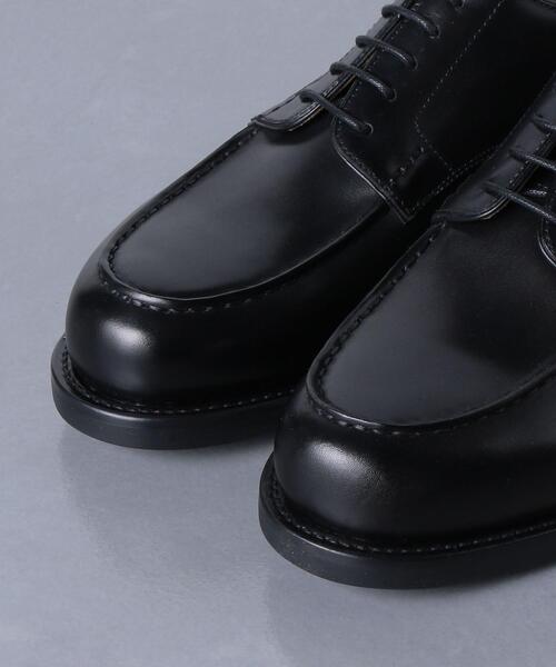 ユナイテッドアローズブラックレザー ドレスシューズ Uチップ BEAUTY&YOUTH UNITED ARROWS（ビューティーアンドユースユナイテッド