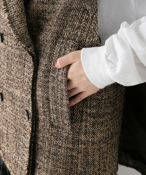 plage（プラージュ）の「【GIRL】ツィードケープジャケット（その他