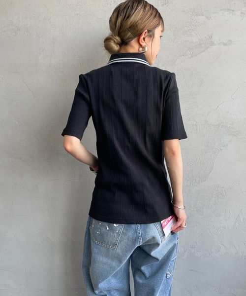 FRED PERRY/フレッドペリー] 別注 ツインティップライン リブ